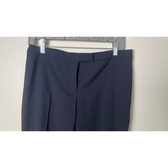 JIL SANDER BLACK TAILORED TAPERED DRESS PANTS  6 - Picture 2 of 8